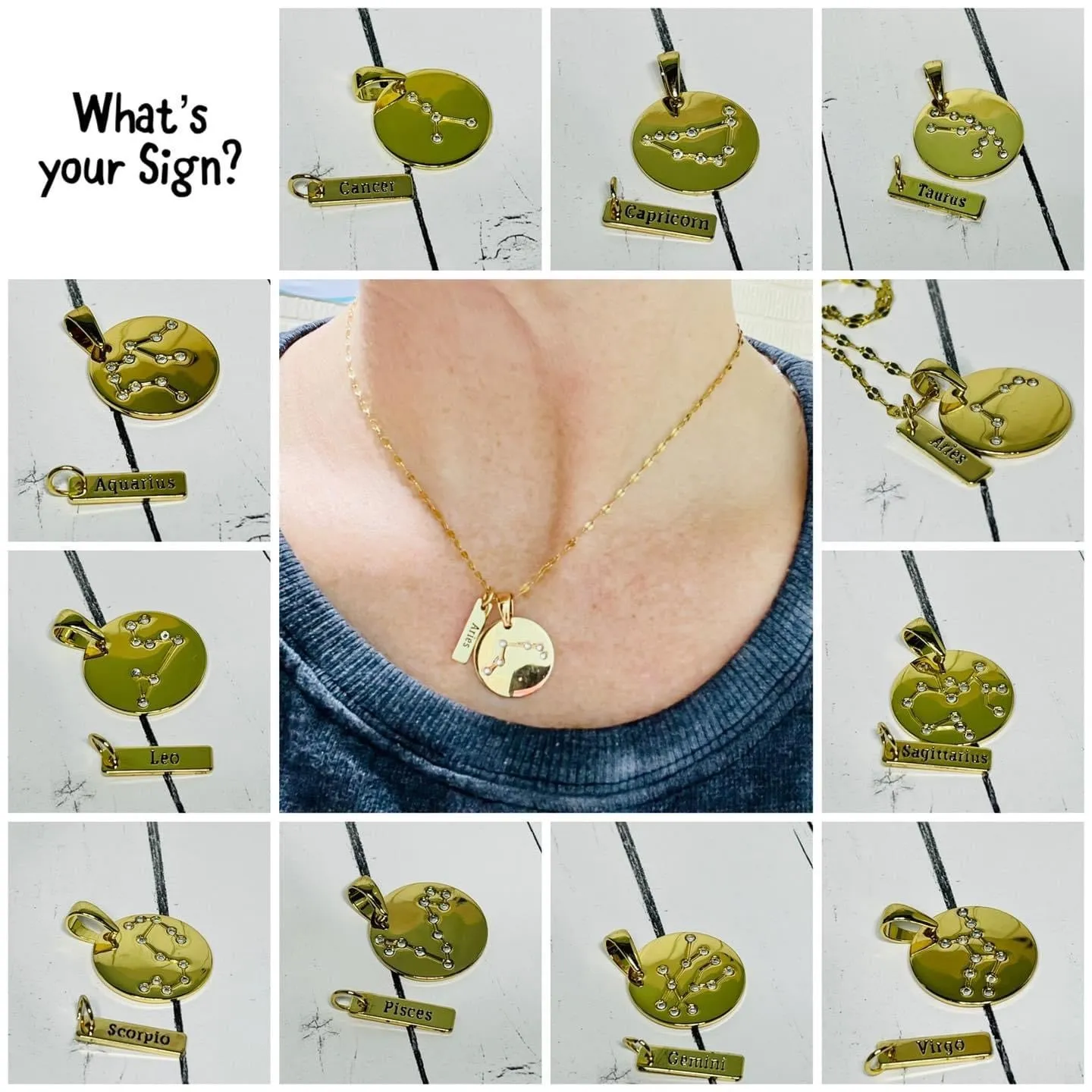 Swarovski Zodiac Necklace