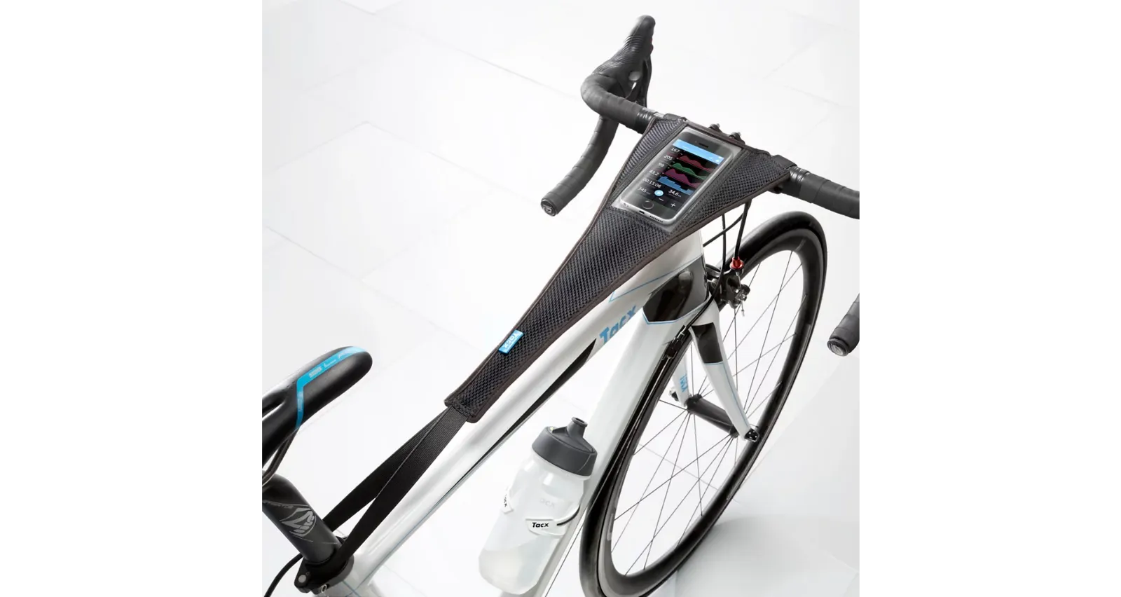 Tacx Sweat Net With Integrated Phone Holder - Black