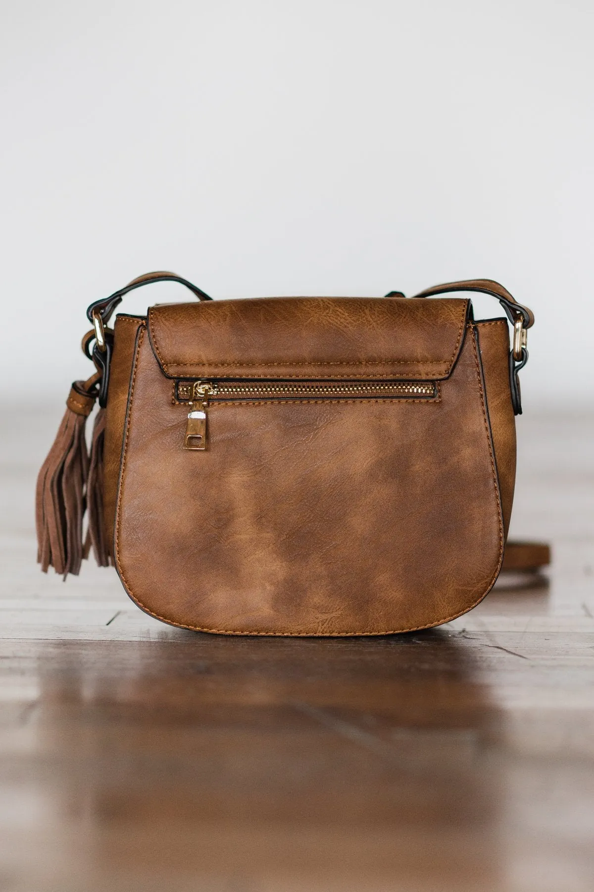 Take Me Anywhere ~ Cognac & Tassel Purse