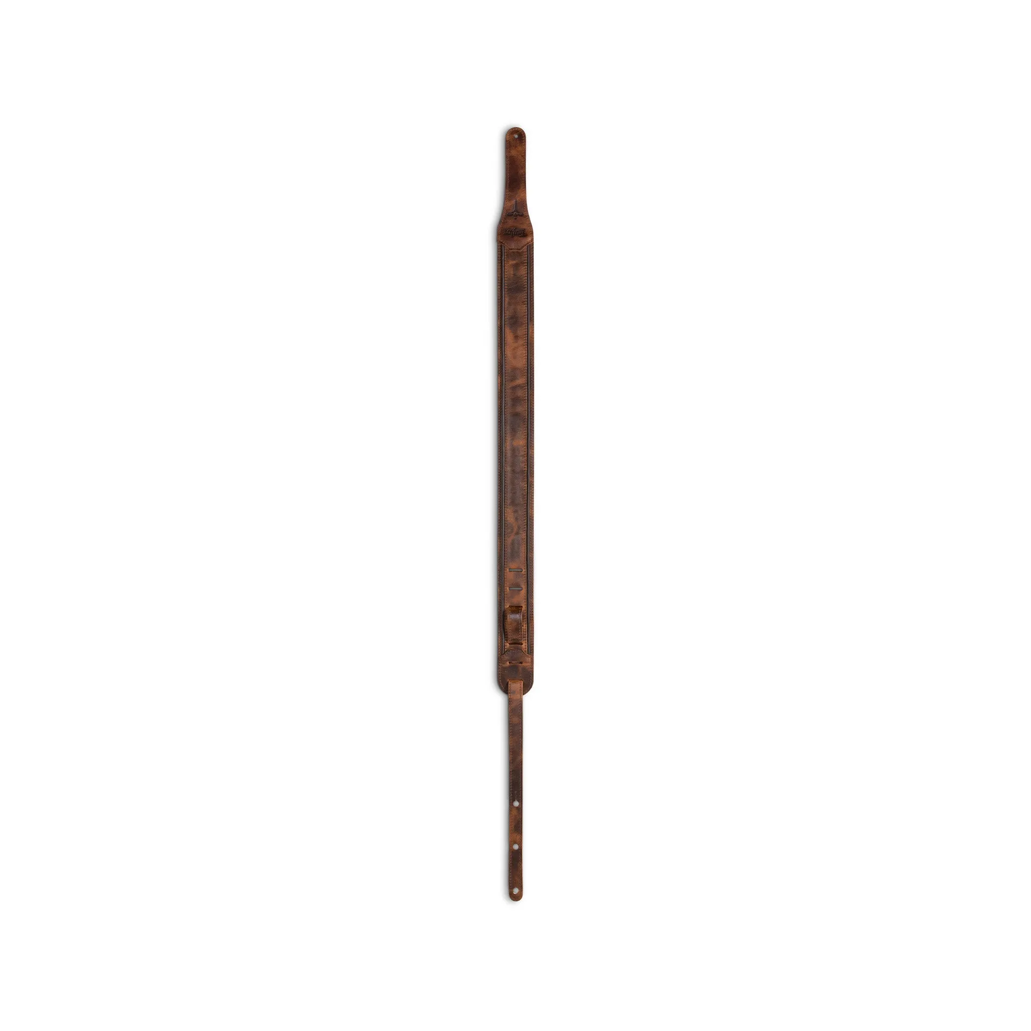 Taylor Fountain 2.5Inch Leather Guitar Strap, Weathered Brown