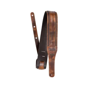 Taylor Fountain 2.5Inch Leather Guitar Strap, Weathered Brown