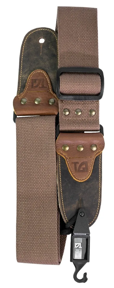 TGI Guitar Strap Woven Brown - Premium