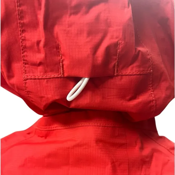 The North Face women’s red zip up with velcro zipper cover waterproof sizemedium