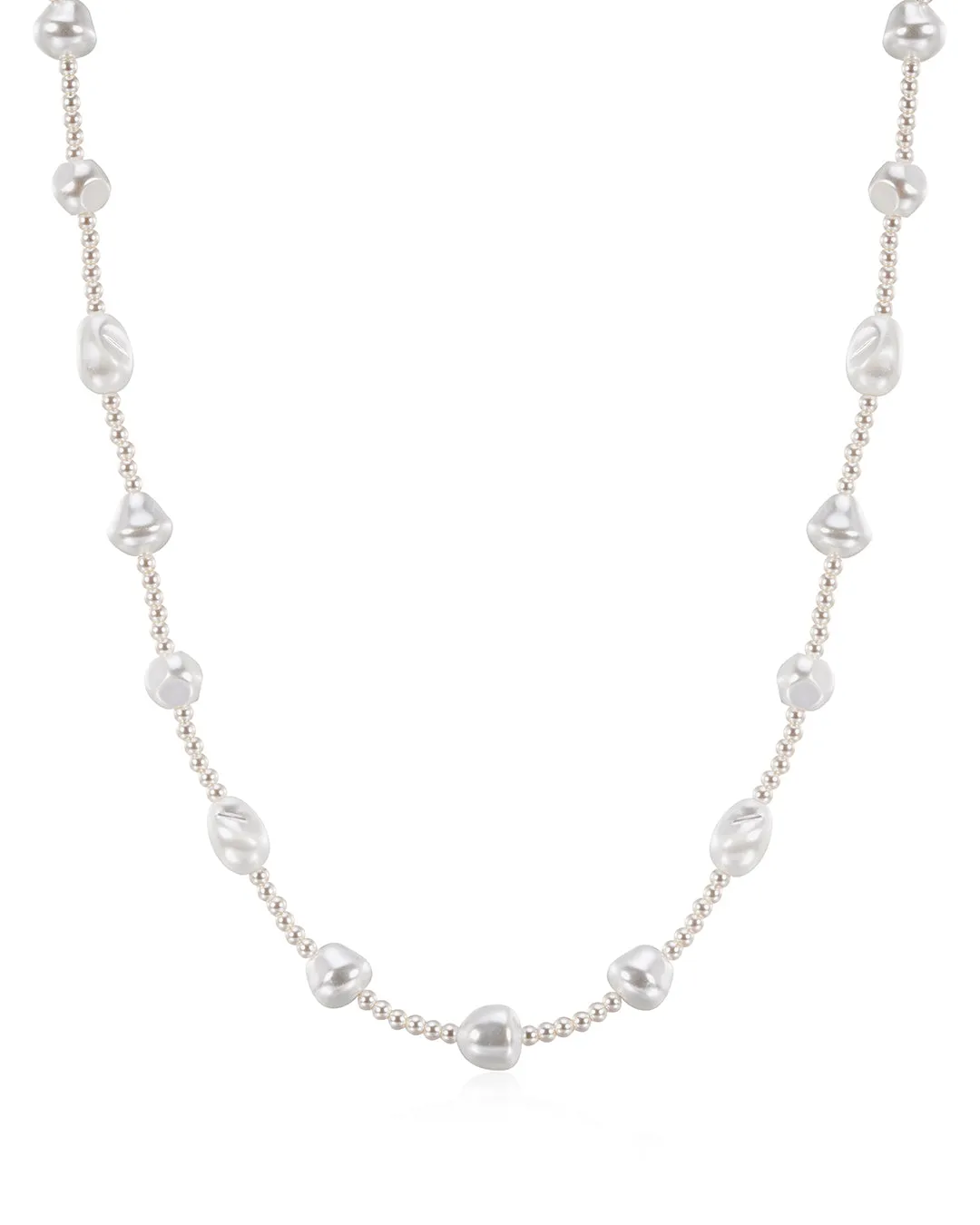The Pearl Stud Necklace