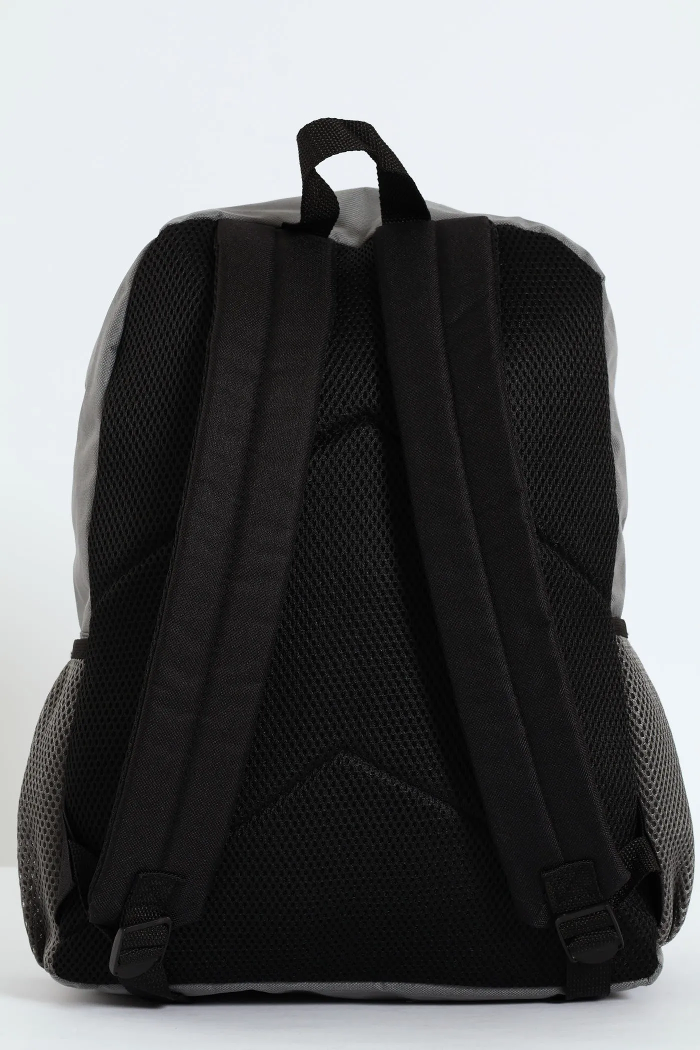 Top Print Backpack - Charcoal