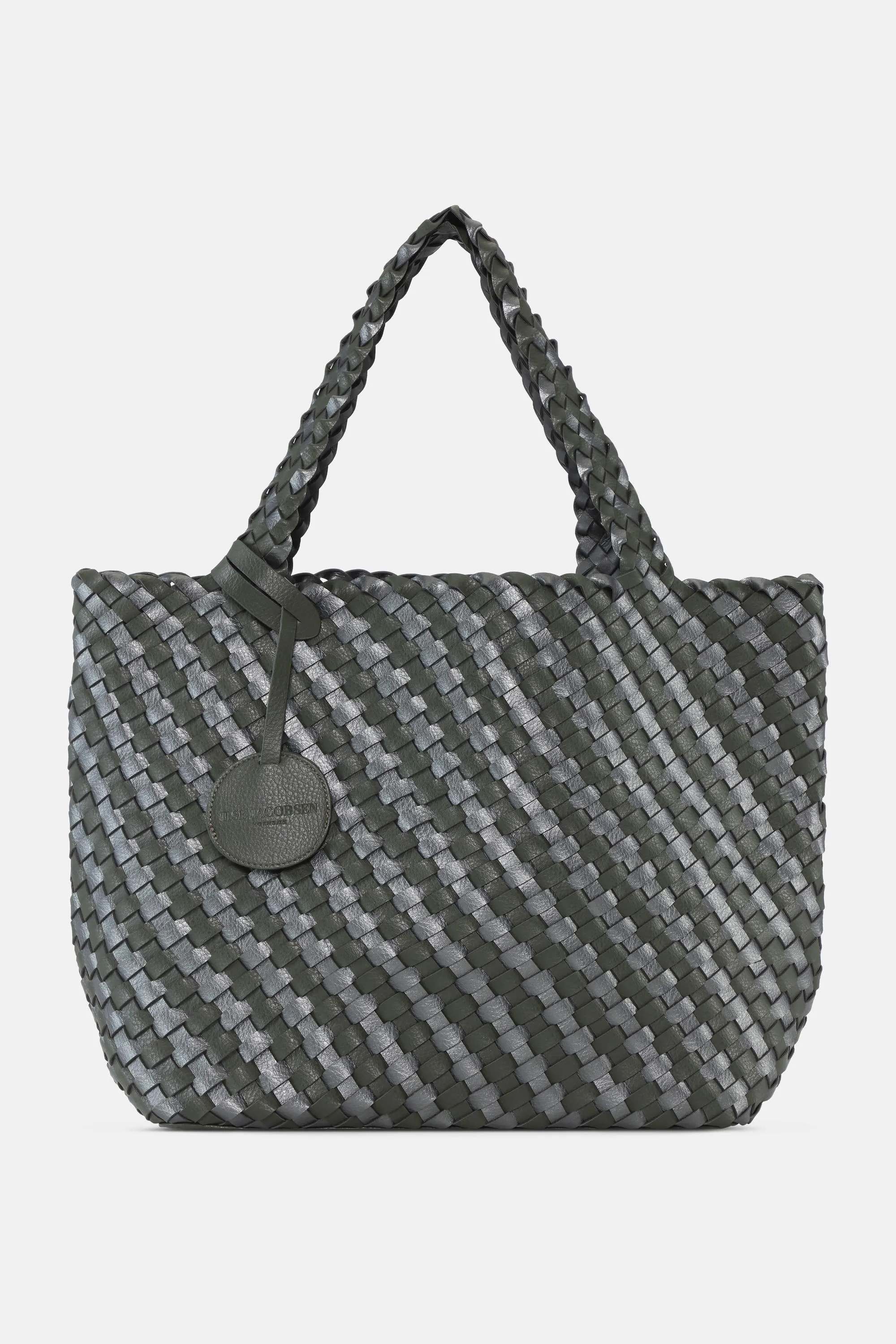 Tote Bag Flätad - Army Gun Metal
