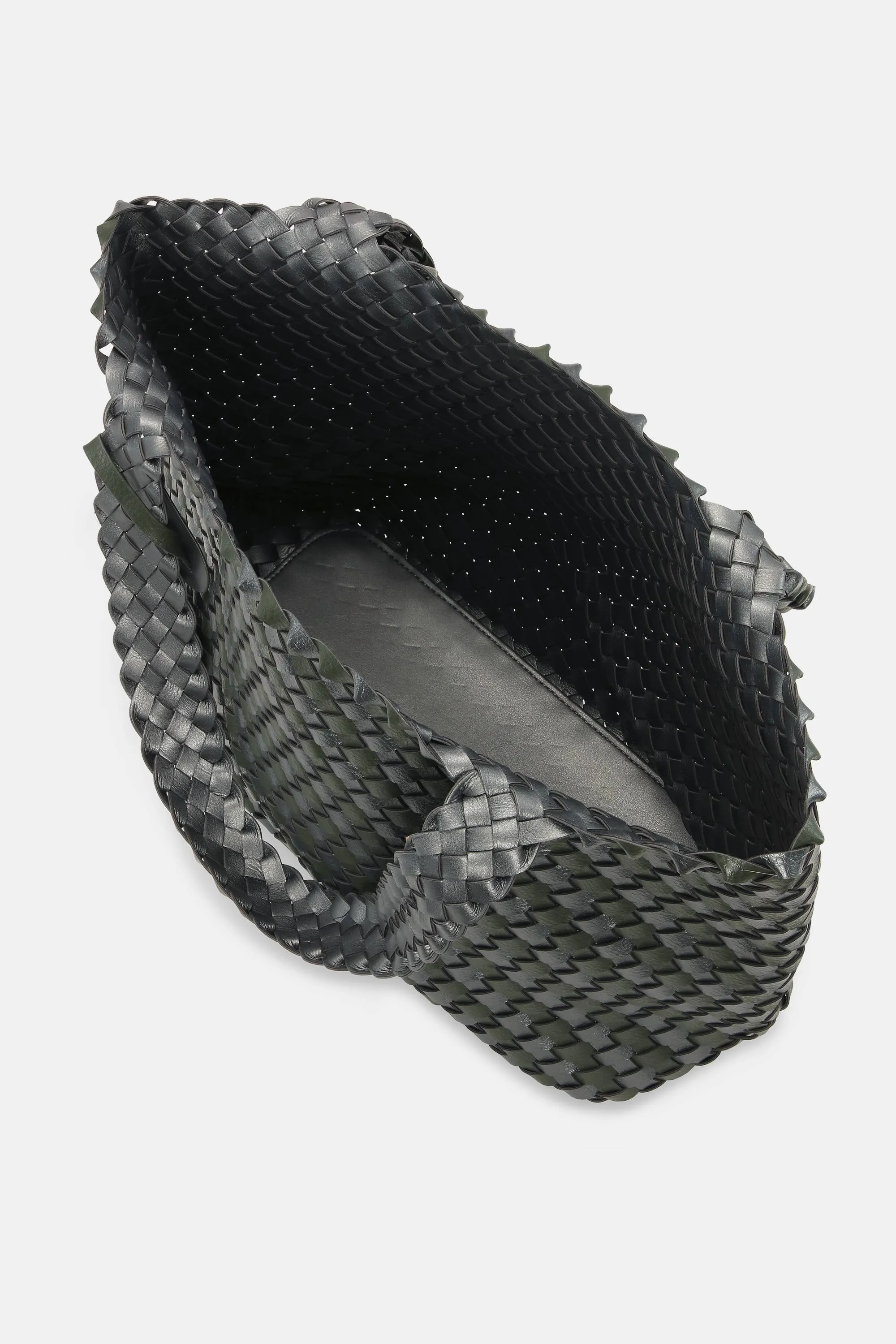 Tote Bag Flätad - Army Gun Metal