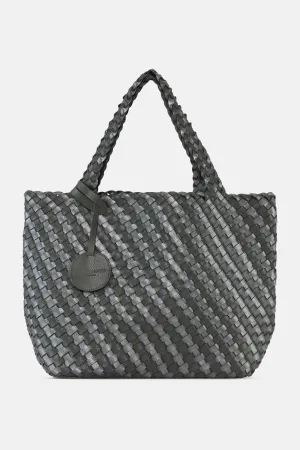 Tote Bag Flätad - Army Gun Metal