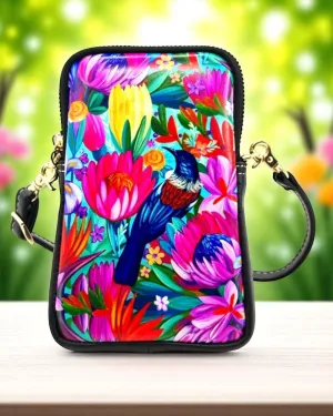 Tui Birds & Flowers - Cell Phone Bag
