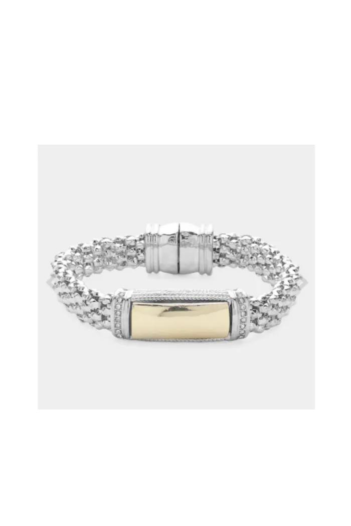 Two Tone Bar Bracelet