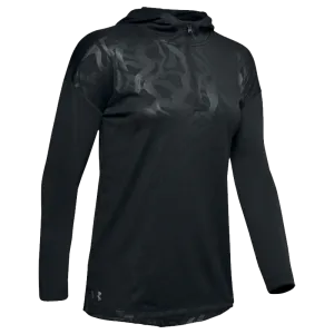 UA Women's Locker Emboss 1/4 Zip Hoodie