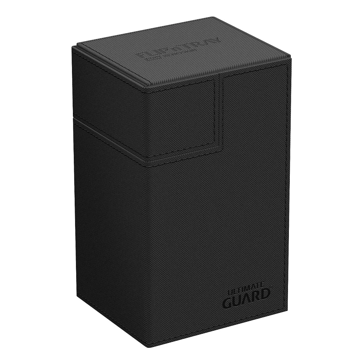 Ultimate Guard Flip n Tray Deck Case 80  Standard Size XenoSkin Monocolor Black Deck Box