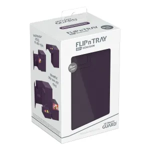 Ultimate Guard Flip n Tray Deck Case 80  Standard Size XenoSkin Monocolor Purple Deck Box