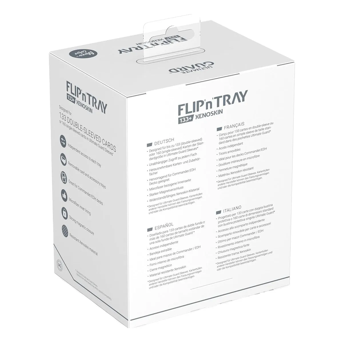 Ultimate Guard Flip´n´Tray 133  Xenoskin White