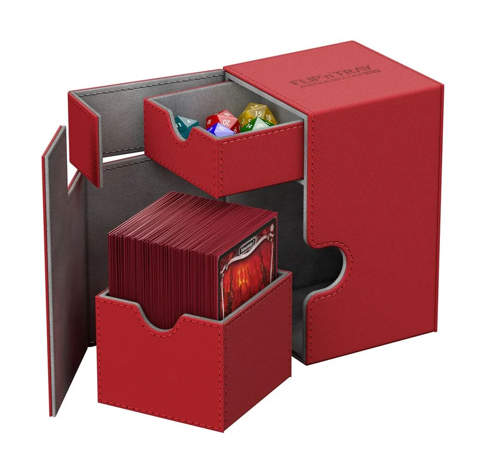 Ultimate Guard Flip´n´Tray Deck Case 100  XenoSkin Red