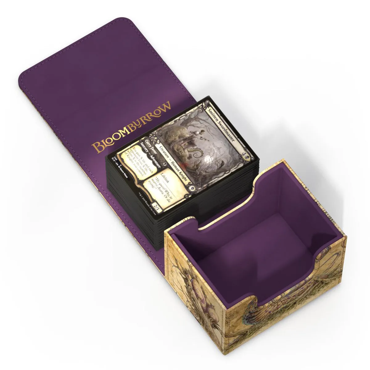 Ultimate Guard Sidewinder 100  Xenoskin Deck Box - MTG Bloomburrow - Rottenmouth Viper