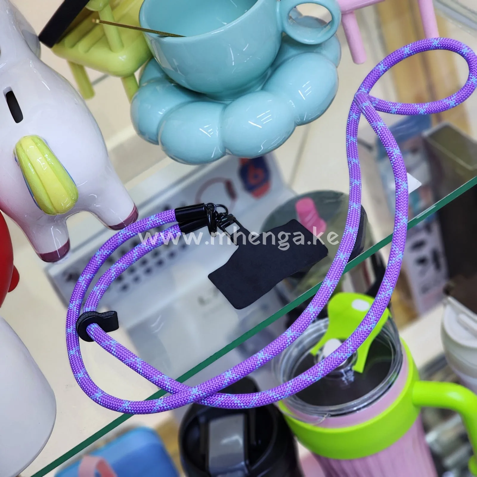 Universal Cell Phone Lanyard Around The Neck Phone Strap Crossbody Adjustable Nylon Phone Lanyard with Patches for Most Phones