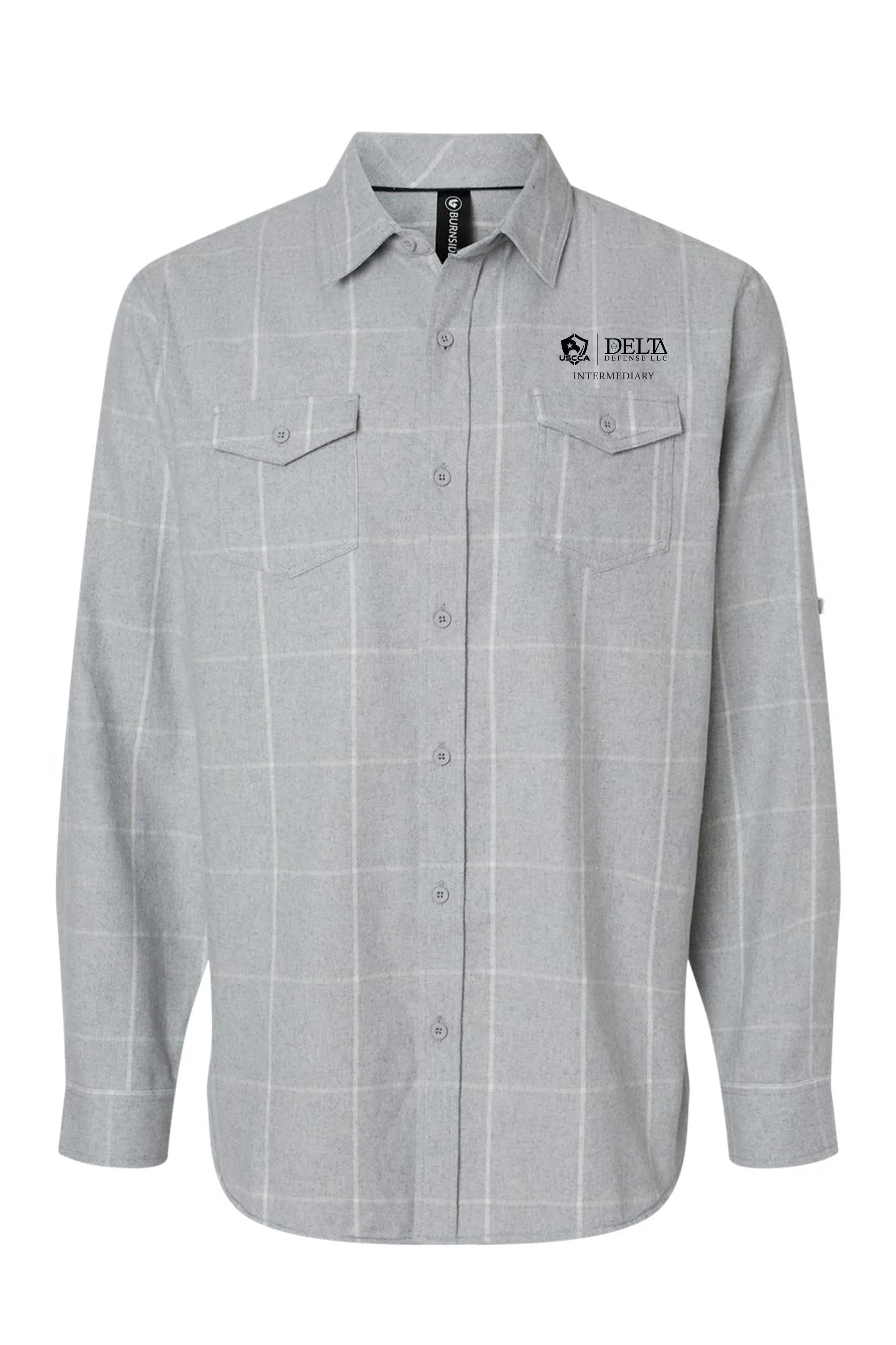 USCCA Yarn-Dyed Long Sleeve Flannel Shirt