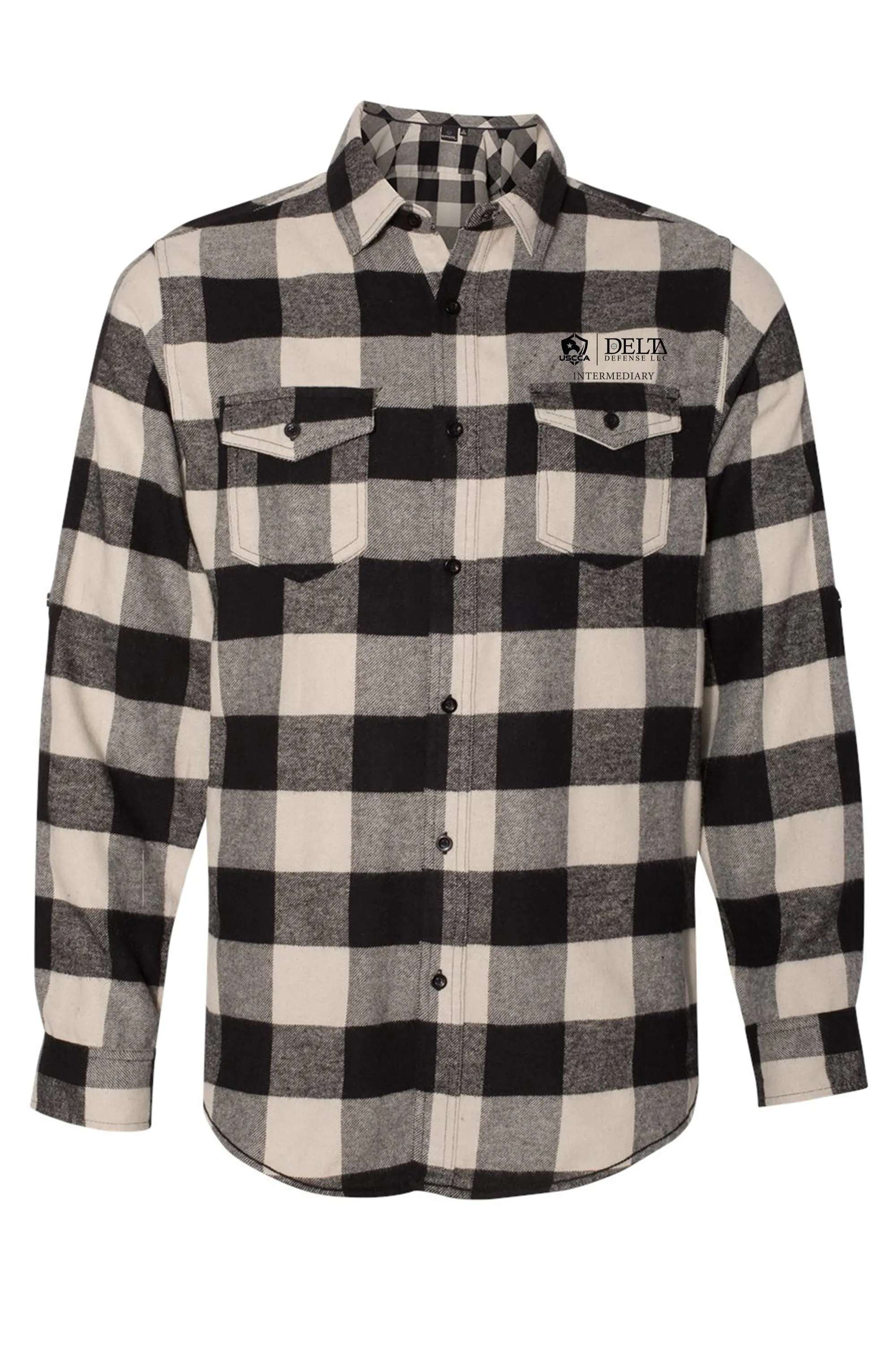 USCCA Yarn-Dyed Long Sleeve Flannel Shirt
