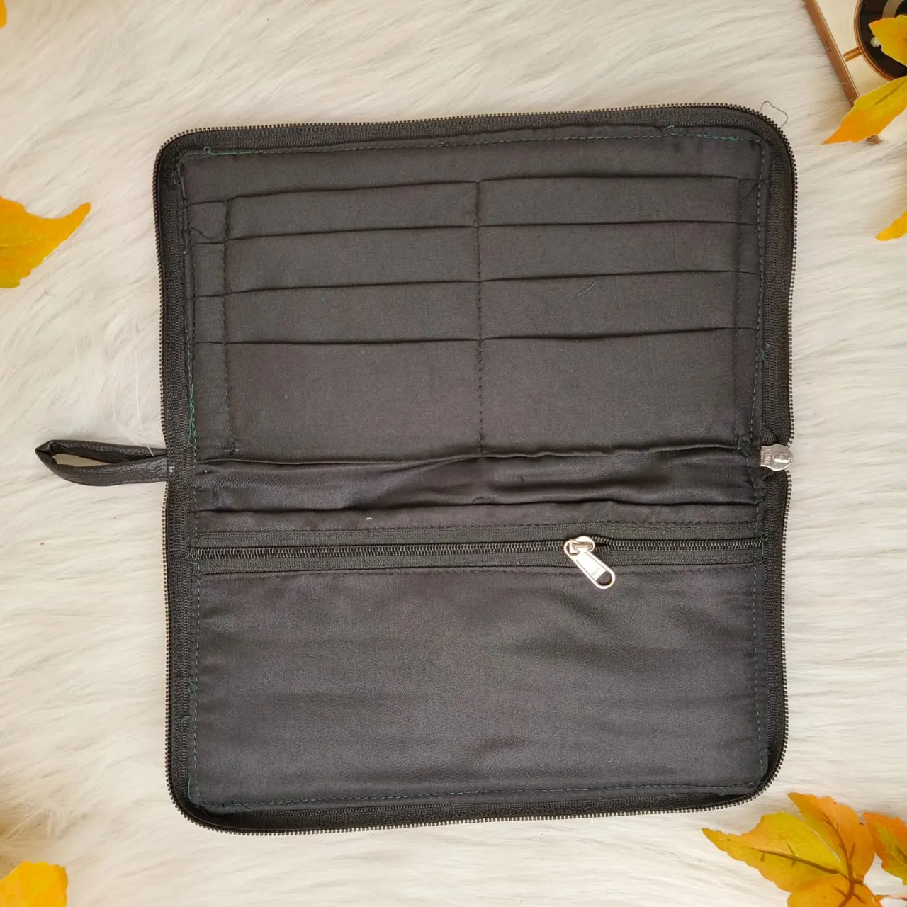 Utility Wallets Grey Colour with Small Star Design