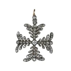 Victorian era Diamond Maltese Cross