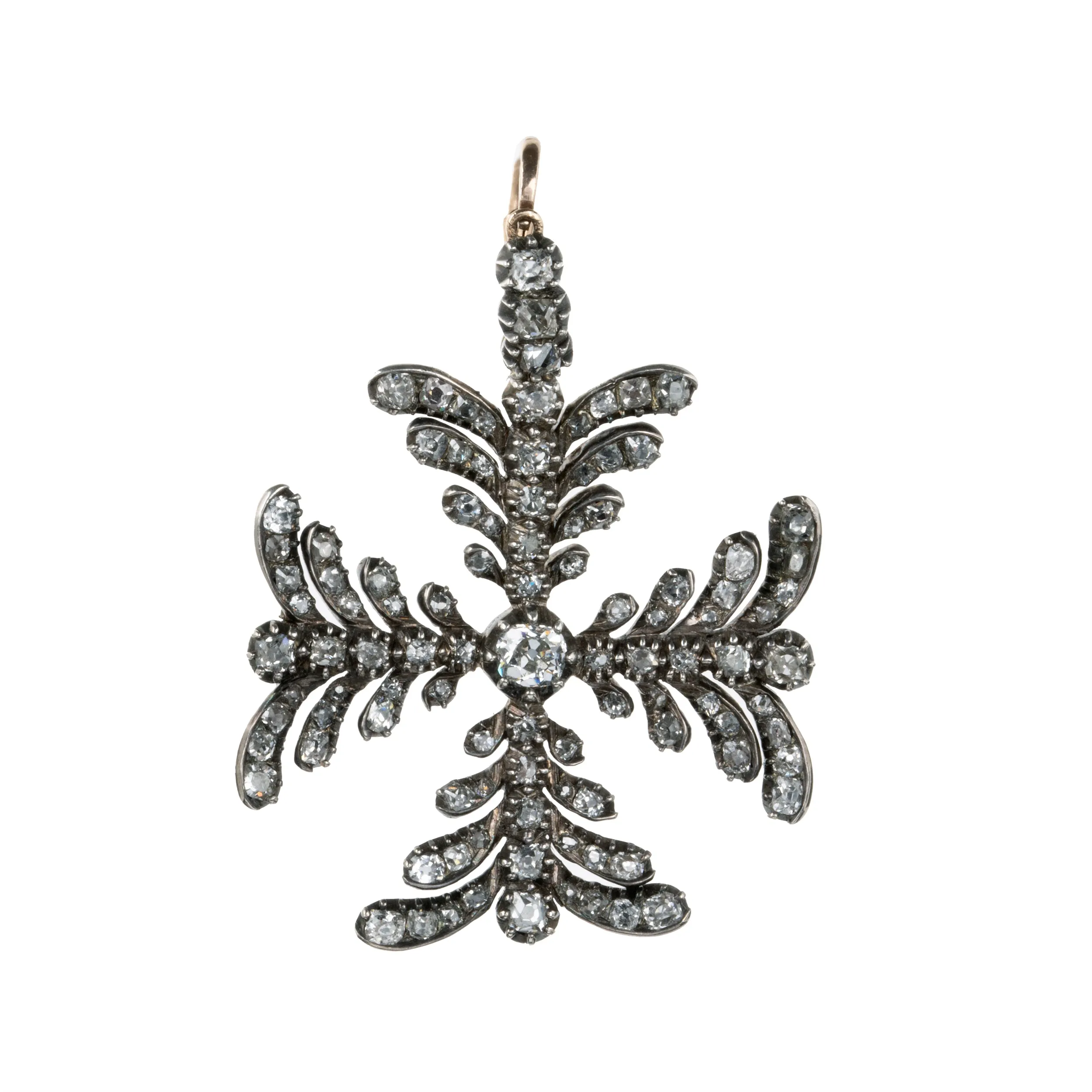 Victorian era Diamond Maltese Cross