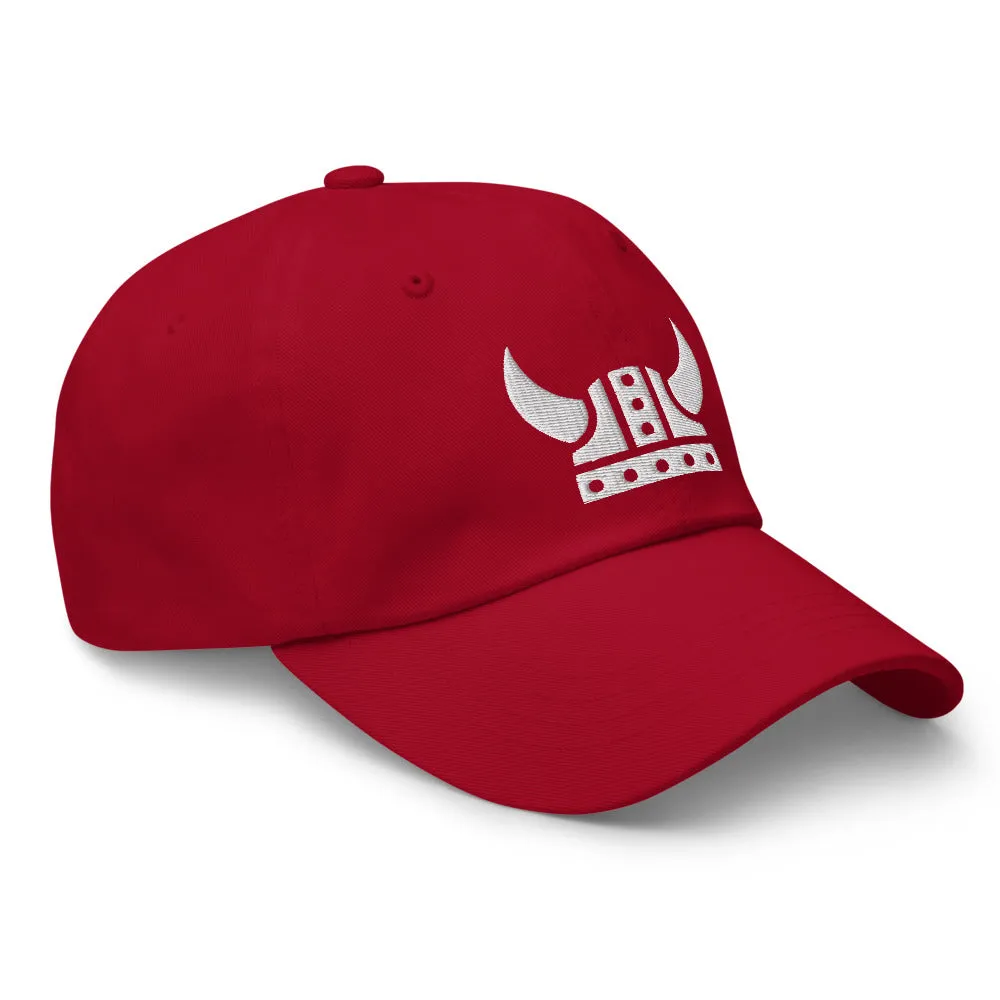 Viking Helmet Embroidered Hat