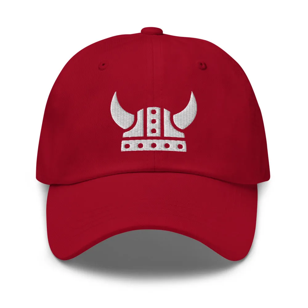 Viking Helmet Embroidered Hat