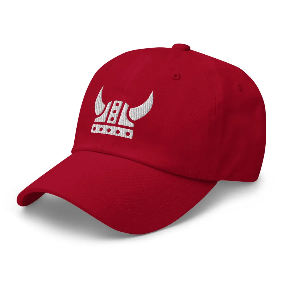 Viking Helmet Embroidered Hat