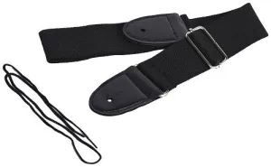 Viper Nylon Guitar Strap Black 2 Inch Wide