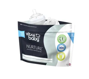 Vital Baby NURTURE Microwave Sterilising Bags 5Pk