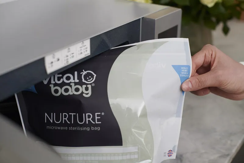 Vital Baby NURTURE Microwave Sterilising Bags 5Pk