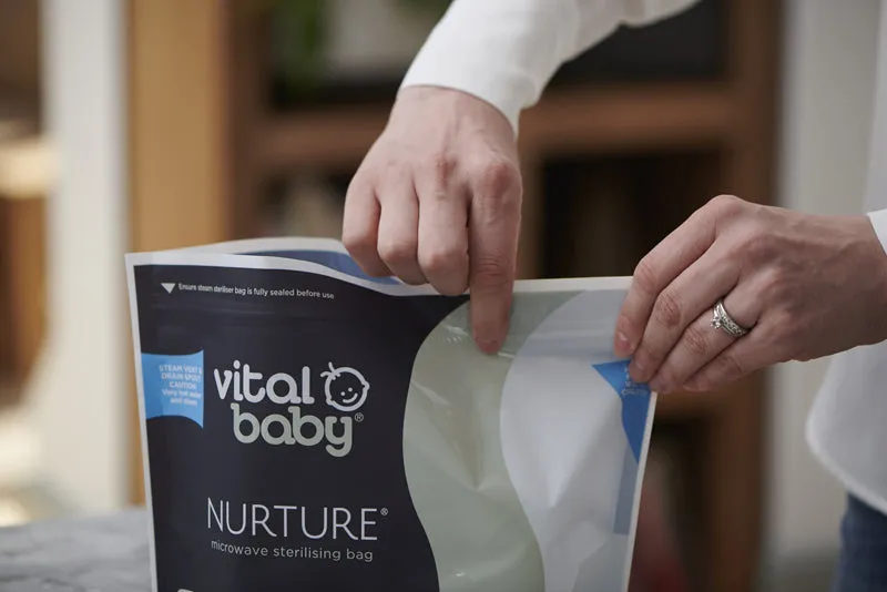 Vital Baby NURTURE Microwave Sterilising Bags 5Pk