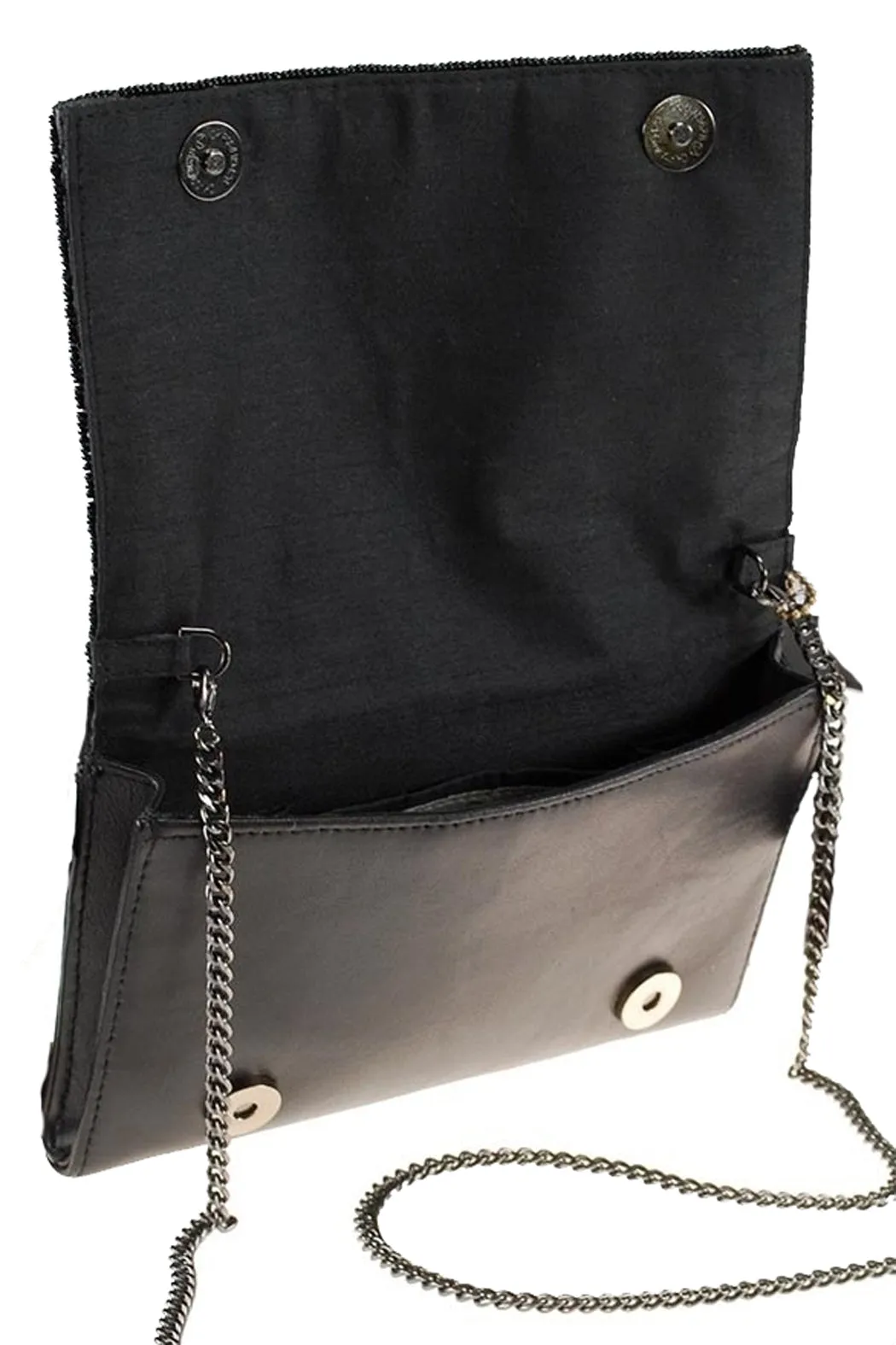 Vortex Beaded Crossbody/Clutch