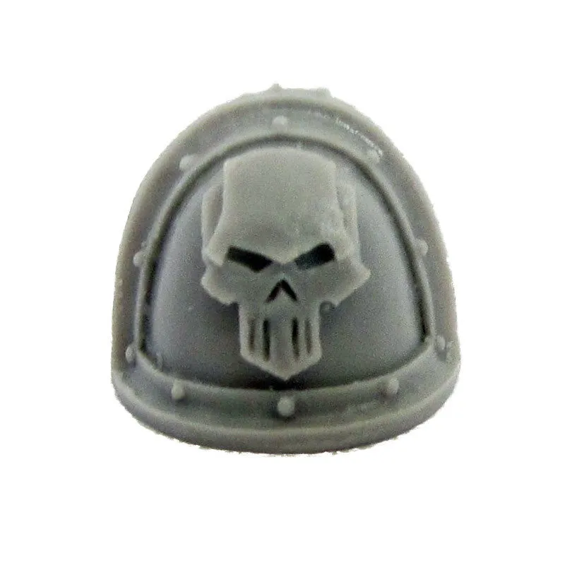 Warhammer 40K Chaos Space Marine Iron Warriors MKII Shoulder Pad Bits