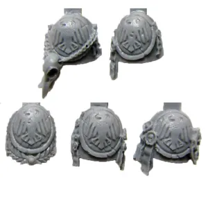 Warhammer 40k Forgeworld Space Marine Raven Guard Chapter Shoulder Pads x5