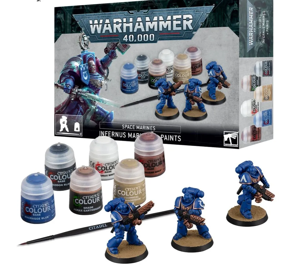 Warhammer 40k: Infernus Marines   Paints