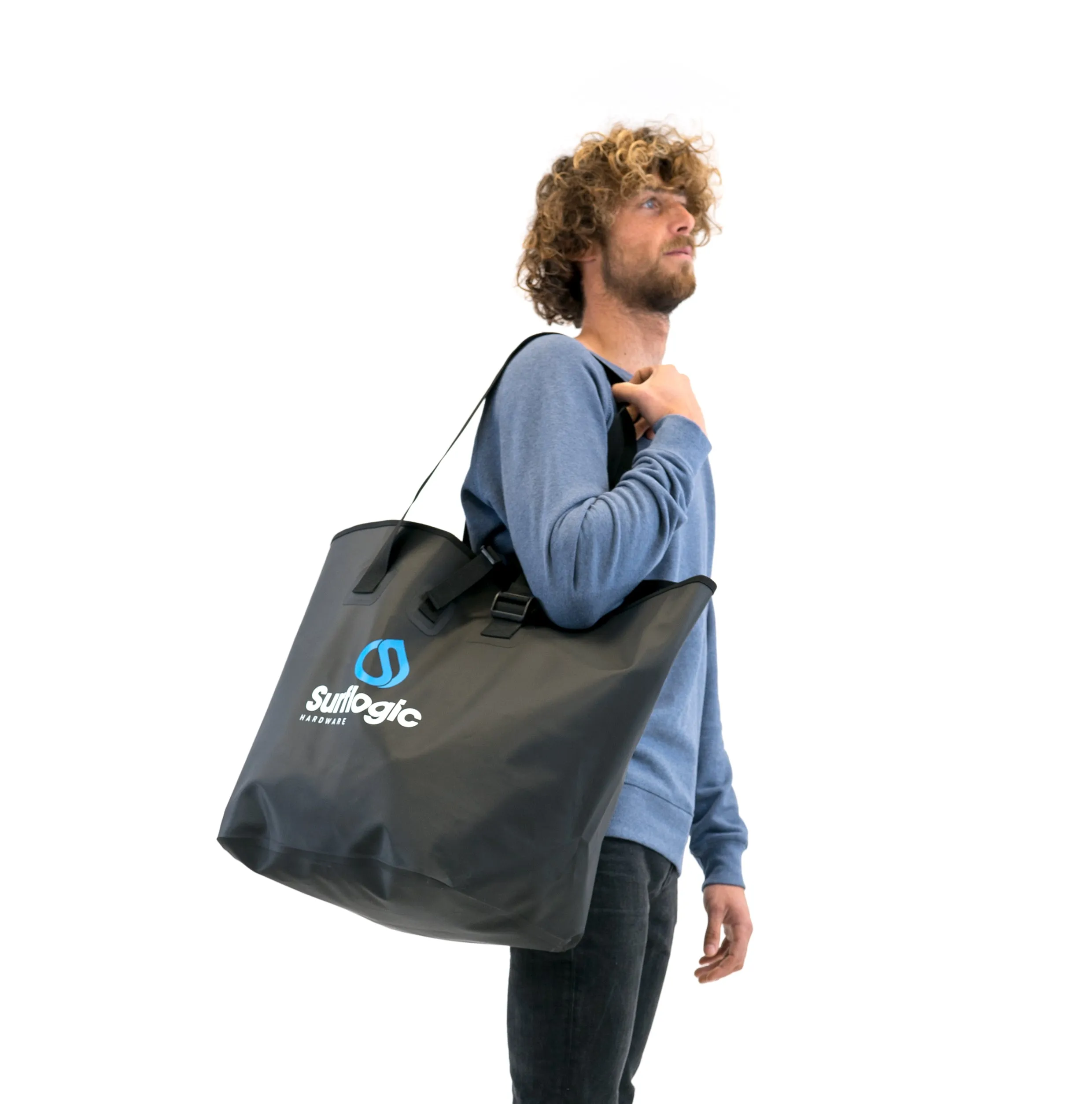 Waterproof Beach Bucket Bag - Grey