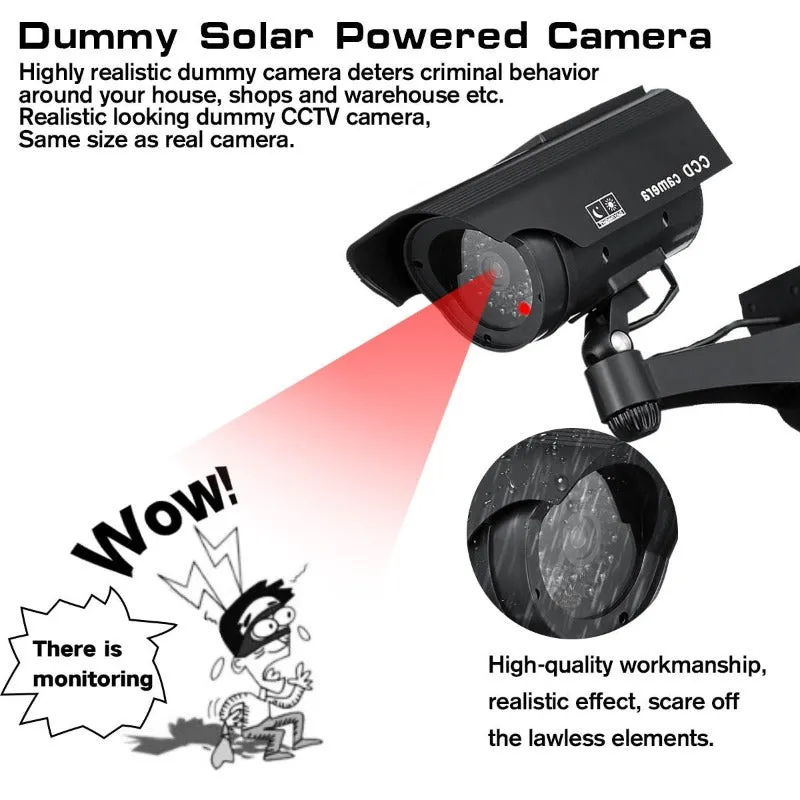 Waterproof Solar Power Fake Camera