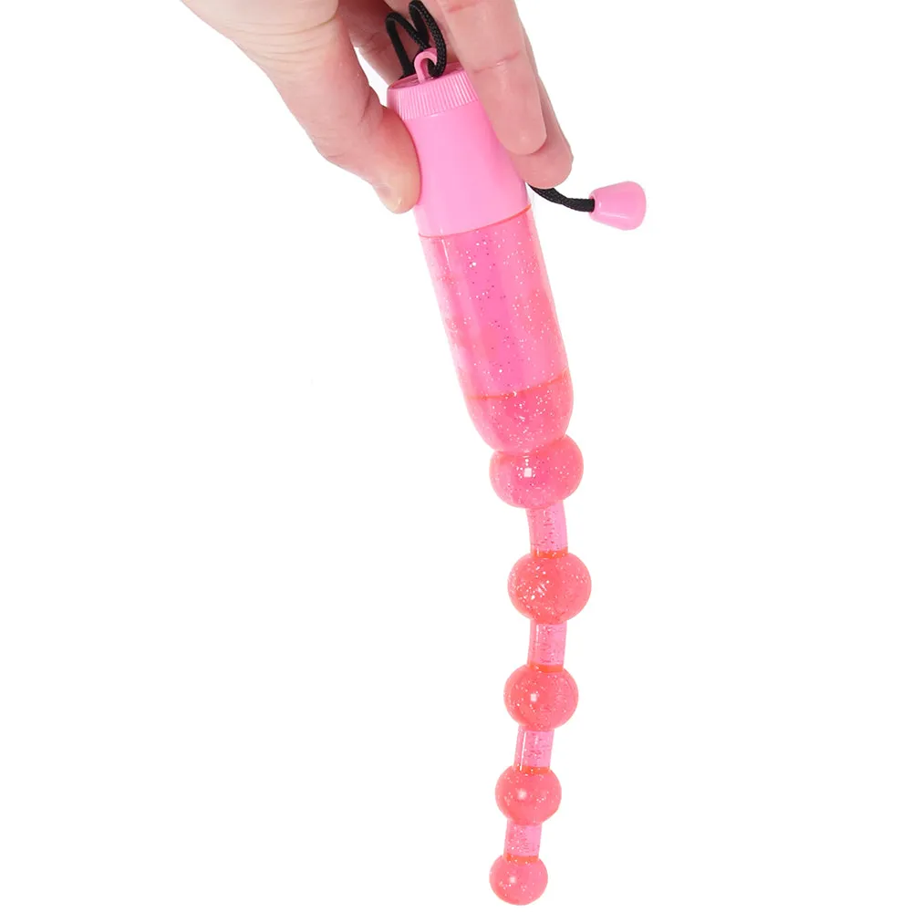 Waterproof Vibrating Pleasure Beads in Pink