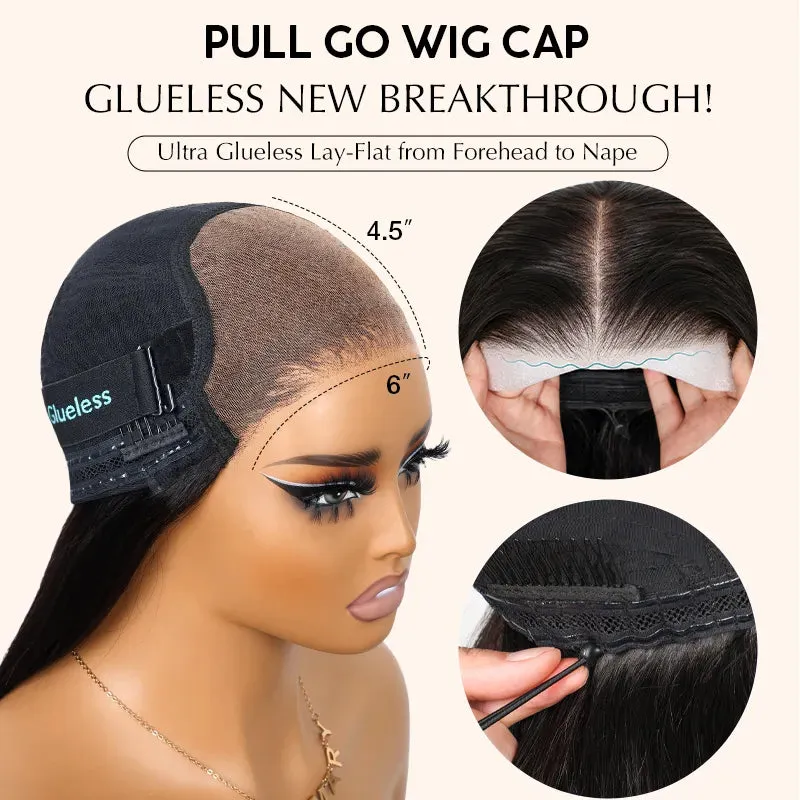 Wear & Go Pre Cut Lace HD Transparent Glueless Straight 4x4 5x5 6X4.5 Lace Closure Wig