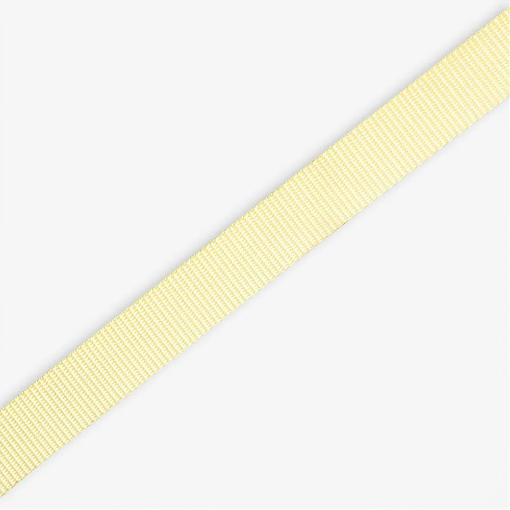Webbing 30mm Light Yellow Clearance