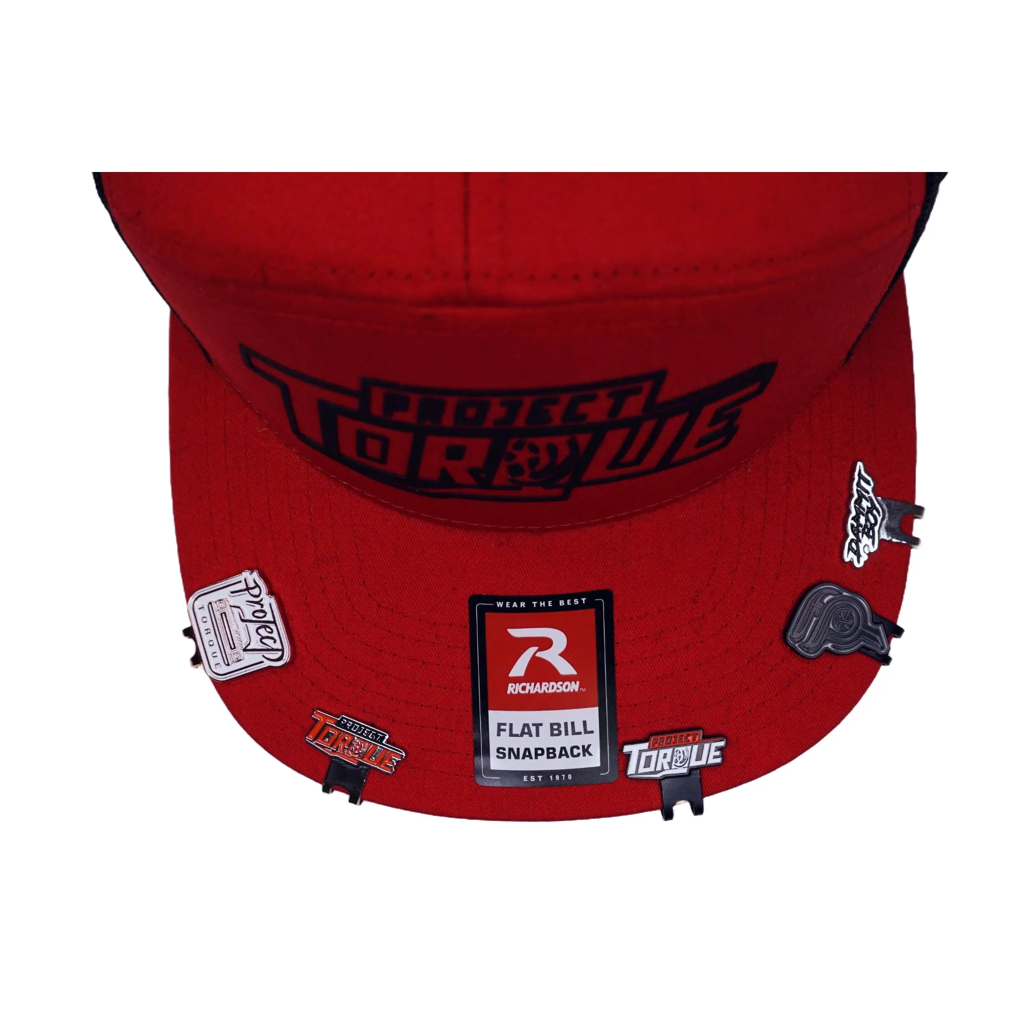 WHITE/RED CLIP