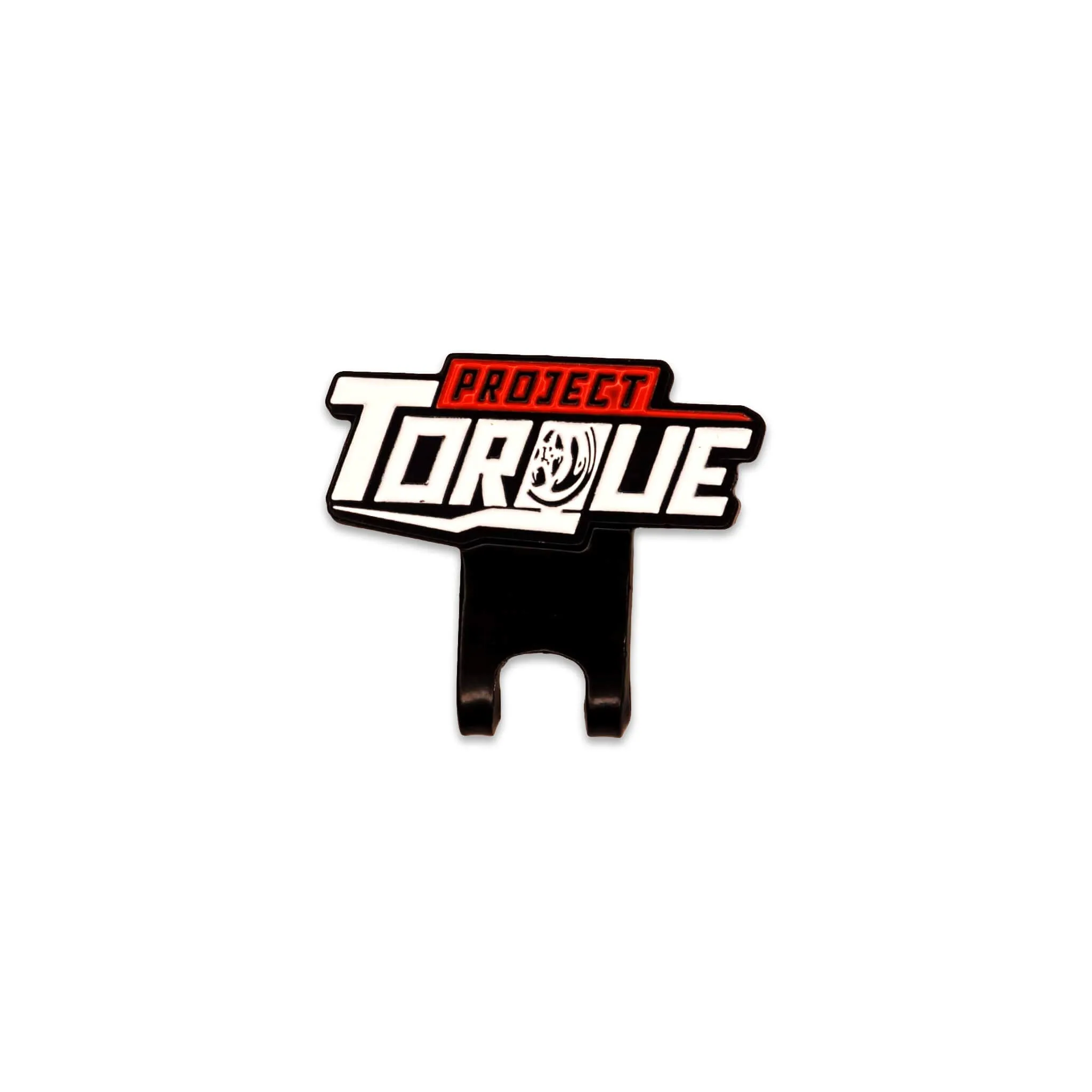 WHITE/RED CLIP