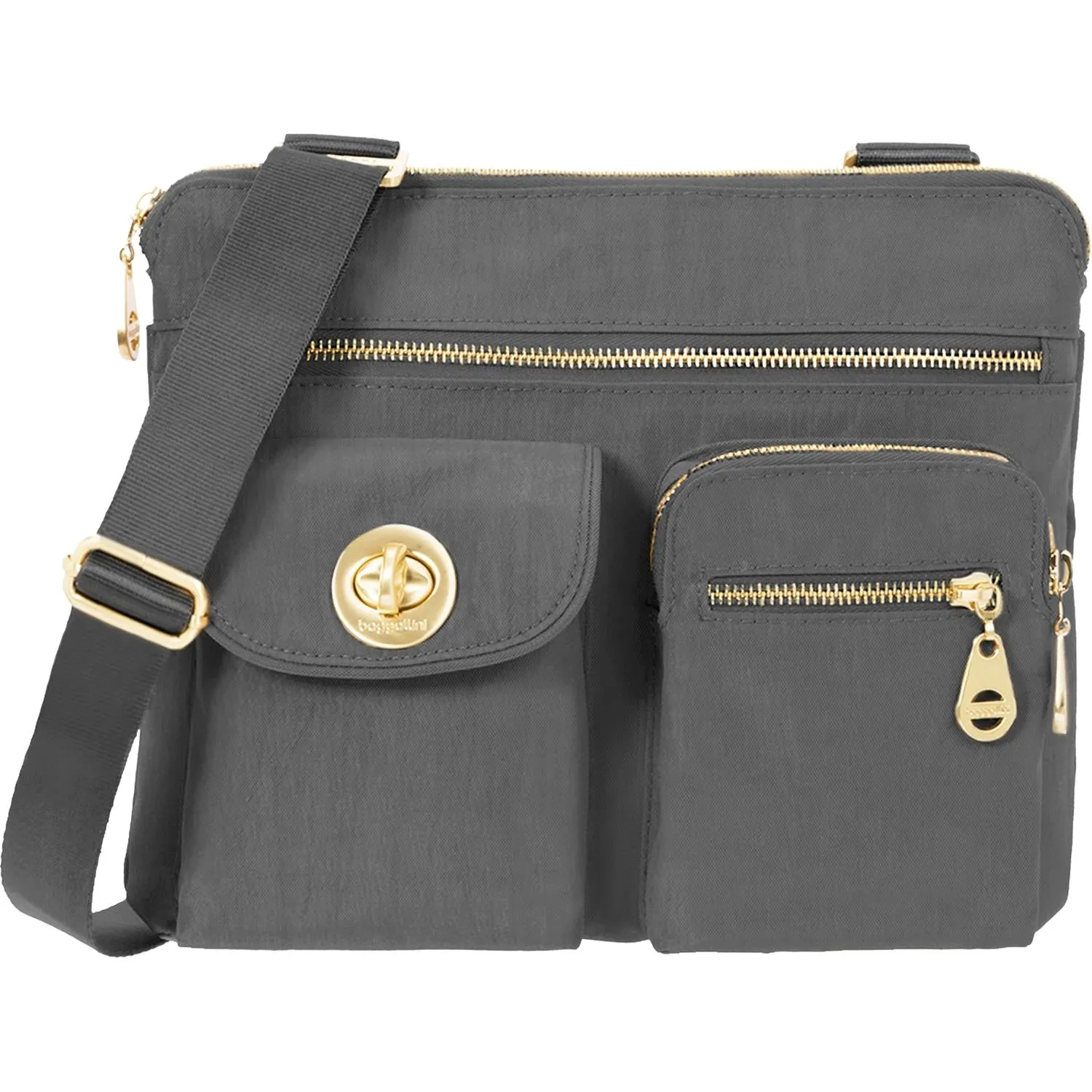 Women's Baggallini Sydney Bagg Charcoal Nylon