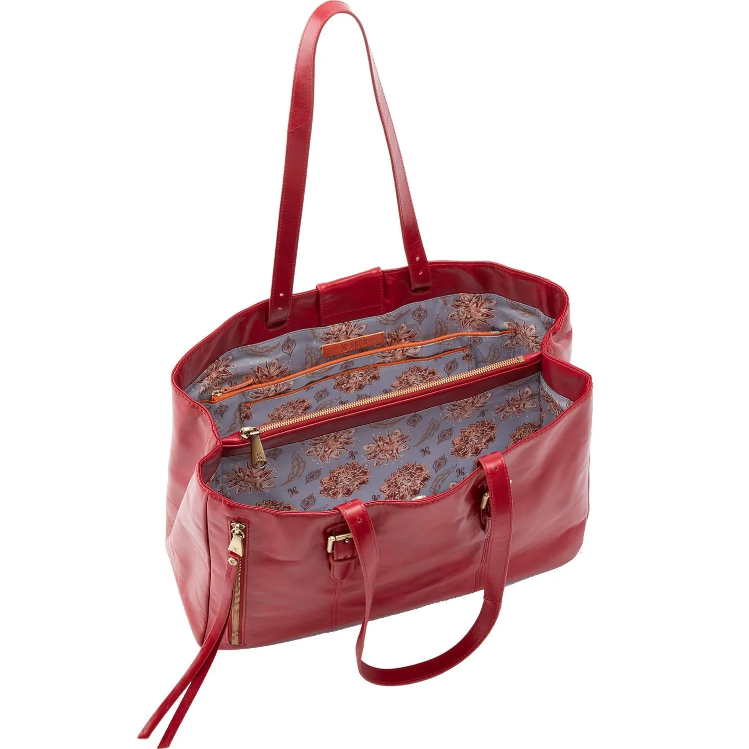 Women's Hobo Cabot Cardinal Leather