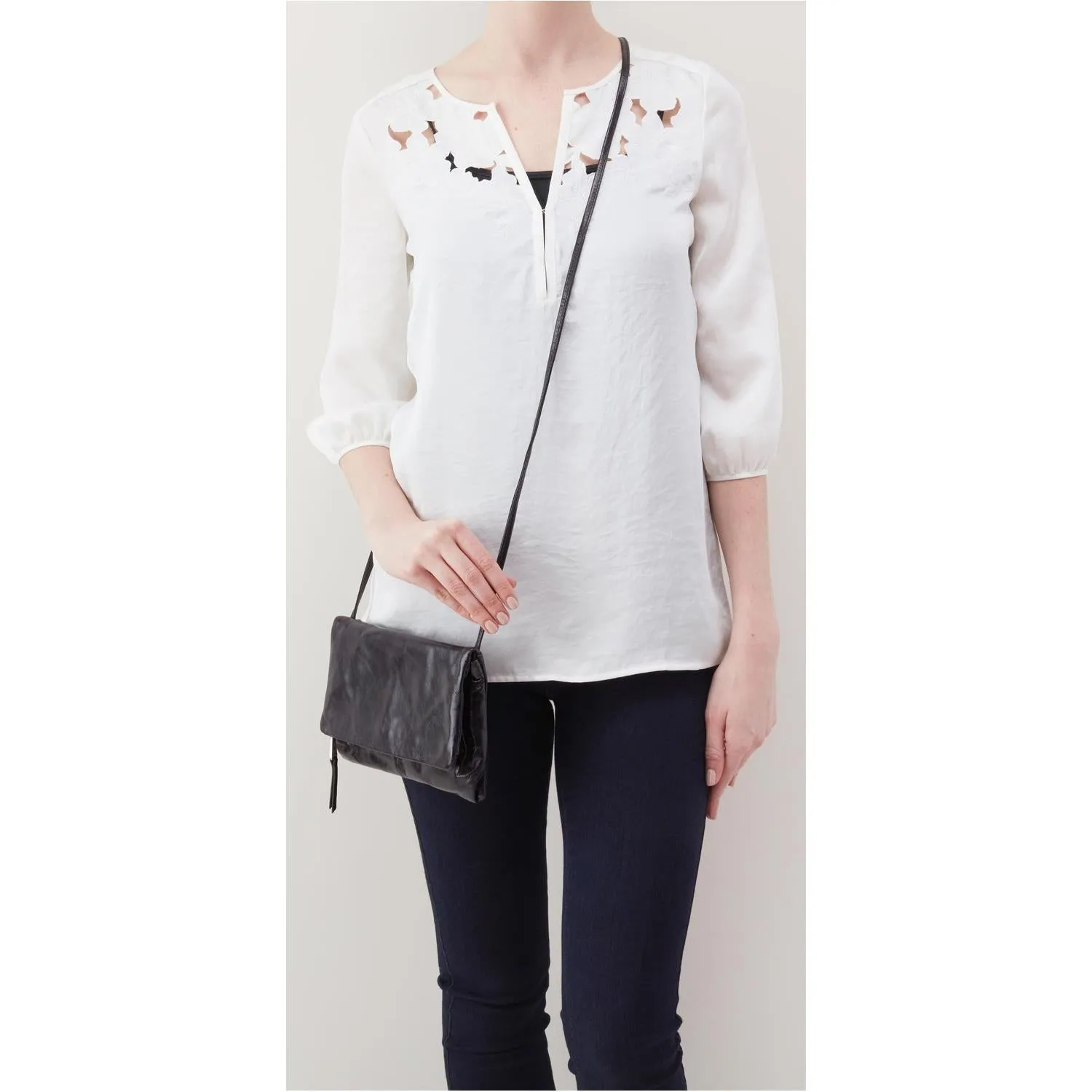 Women's Hobo Mari Black Leather
