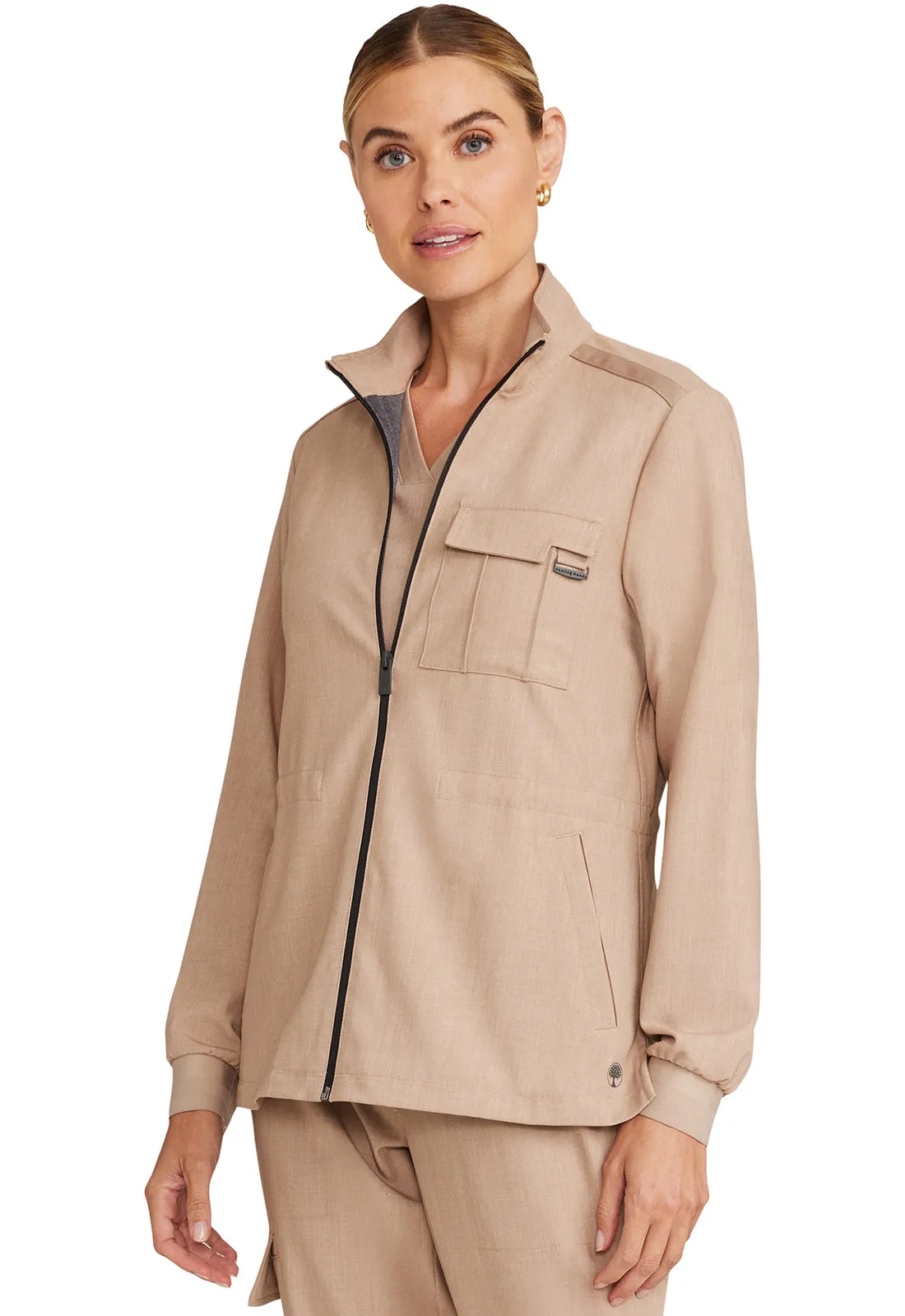 Women's Zip Front Utility Jacket