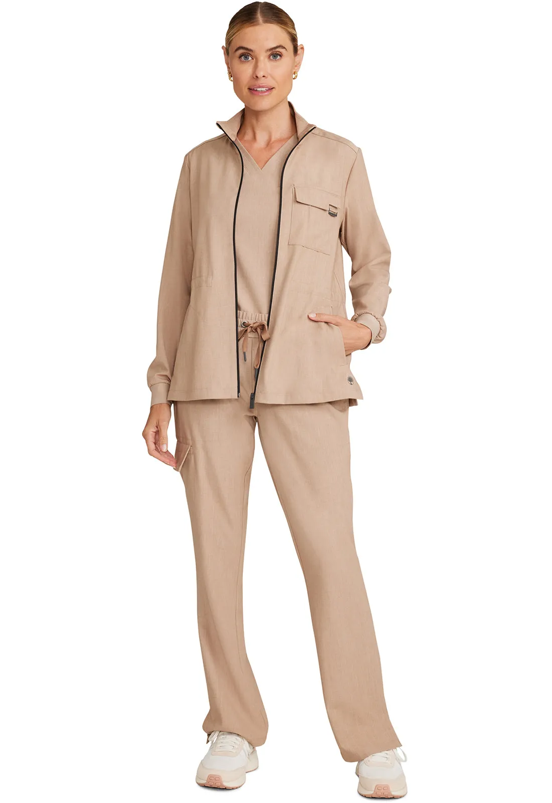 Women's Zip Front Utility Jacket