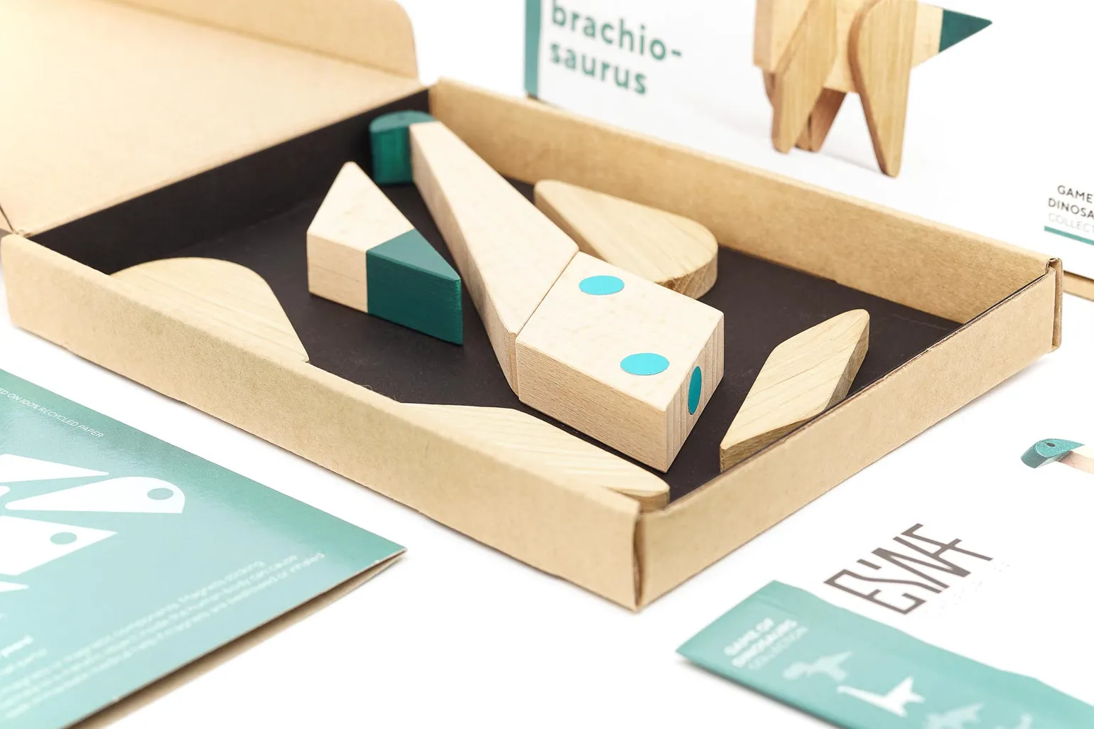 Wooden Magnetic Brachiosaurus